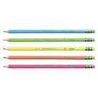 Dixon Ticonderoga-The World's Best Pencil Neon New 10'lu Kurşun Kalem-Ahşap Kurşun Kalem-2-Milagron.com