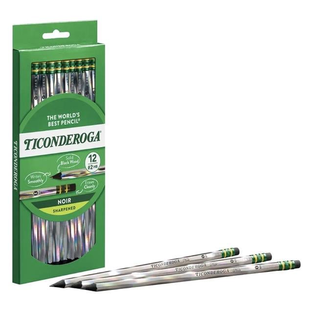 Dixon Ticonderoga-The World's Best Pencil Noir 12'li Kurşun Kalem-Ahşap Kurşun Kalem-2-Milagron.com