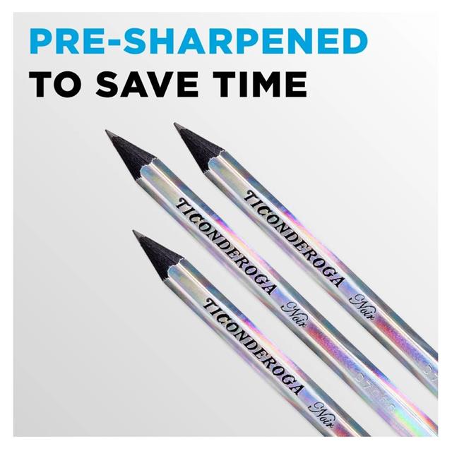 Dixon Ticonderoga-The World's Best Pencil Noir 12'li Kurşun Kalem-Ahşap Kurşun Kalem-3-Milagron.com