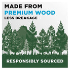 Dixon Ticonderoga-The World's Best Pencil Pastel New 10'lu Kurşun Kalem-Ahşap Kurşun Kalem-5-Milagron.com