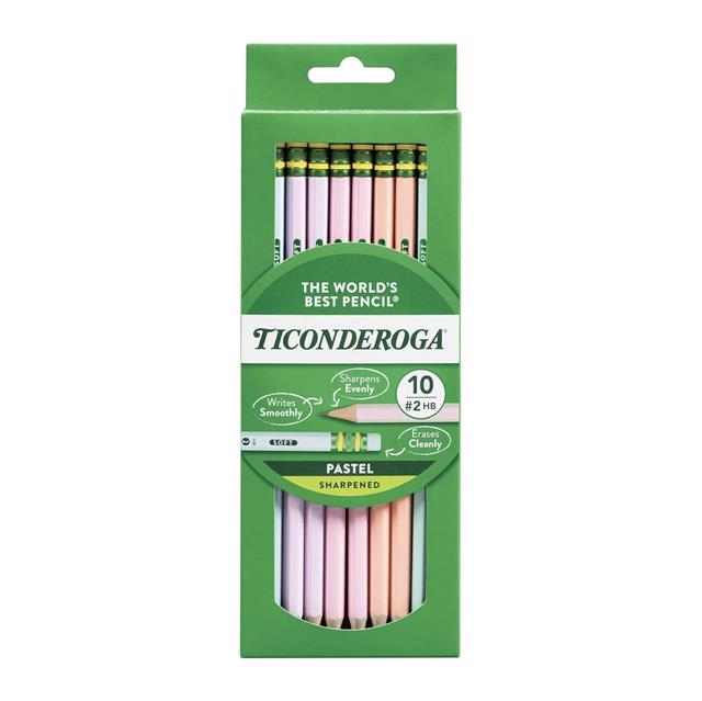 Dixon Ticonderoga-The World's Best Pencil Pastel New 18'li Kurşun Kalem-Ahşap Kurşun Kalem-1-Milagron.com