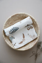 DoDo'S Baby-Çi̇ft Katli Kareli̇ Si̇hi̇rli̇ Dünya Desen Organi̇k Müsli̇n Örtü-Yatak Örtüsü-2-Milagron.com