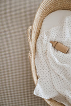 DoDo'S Baby-Dört Katli Desenli̇ Nokta Desen Organi̇k Müsli̇n Örtü-Yatak Örtüsü-6-Milagron.com