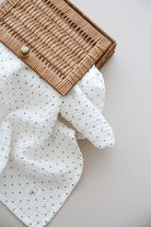 DoDo'S Baby-Dört Katli Desenli̇ Nokta Desen Organi̇k Müsli̇n Örtü-Yatak Örtüsü-8-Milagron.com