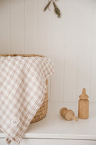 DoDo'S Baby-Dört Katli Ekose Desen Organi̇k Müsli̇n Örtü-Yatak Örtüsü-7-Milagron.com