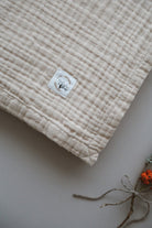 DoDo'S Baby-Dört Katlı Latte Renk Düz Desen Organi̇k Müsli̇n Örtü-Yatak Örtüsü-8-Milagron.com