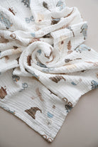 DoDo'S Baby-Dört Katli Magi̇c World Desen Organi̇k Müsli̇n Örtü-Yatak Örtüsü-5-Milagron.com