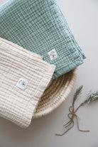 DoDo'S Baby-Dört Katli Mi̇nt Yeşi̇li̇ Düz Desen Organi̇k Müsli̇n Örtü-Yatak Örtüsü-12-Milagron.com