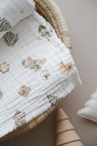 DoDo'S Baby-Dört Katli Yilbaşi Özel Koleksi̇yon Noel Temali Organi̇k Müsli̇n Örtü-Yatak Örtüsü-12-Milagron.com