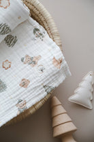 DoDo'S Baby-Dört Katli Yilbaşi Özel Koleksi̇yon Noel Temali Organi̇k Müsli̇n Örtü-Yatak Örtüsü-2-Milagron.com