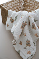 DoDo'S Baby-Dört Katli Yilbaşi Özel Koleksi̇yon Noel Temali Organi̇k Müsli̇n Örtü-Yatak Örtüsü-5-Milagron.com