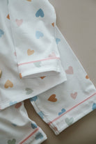DoDo'S Baby-Renkli̇ Kalpler Desenli̇ Alt - Üst Pi̇jama Takımı - Kız Çocuk-İç Giyim & Pijama-11-Milagron.com