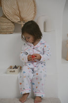 DoDo'S Baby-Renkli̇ Kalpler Desenli̇ Alt - Üst Pi̇jama Takımı - Kız Çocuk-İç Giyim & Pijama-3-Milagron.com