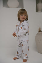 DoDo'S Baby-Safari̇ Temali Alt-üst Pi̇jama Takimi (erkek Çocuk)-İç Giyim & Pijama-5-Milagron.com