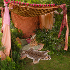 Çılgın Leopar Figürlü Büyük Boy Halı ( 150Cm X 90Cm )