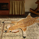 Geyik Figürlü Francis Boynuzlu Büyük Boy Halı ( 150Cm X 96Cm )