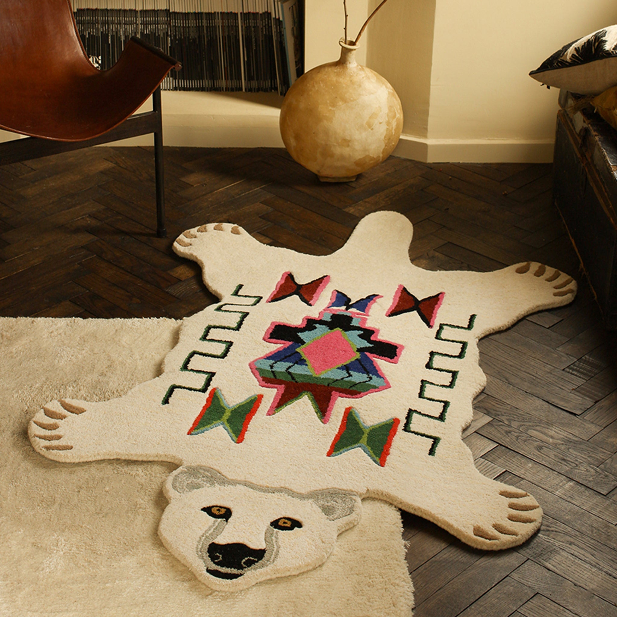 Kasbah Kutup Ayısı Figürlü Büyük Boy Halı ( 152Cm X 95Cm )