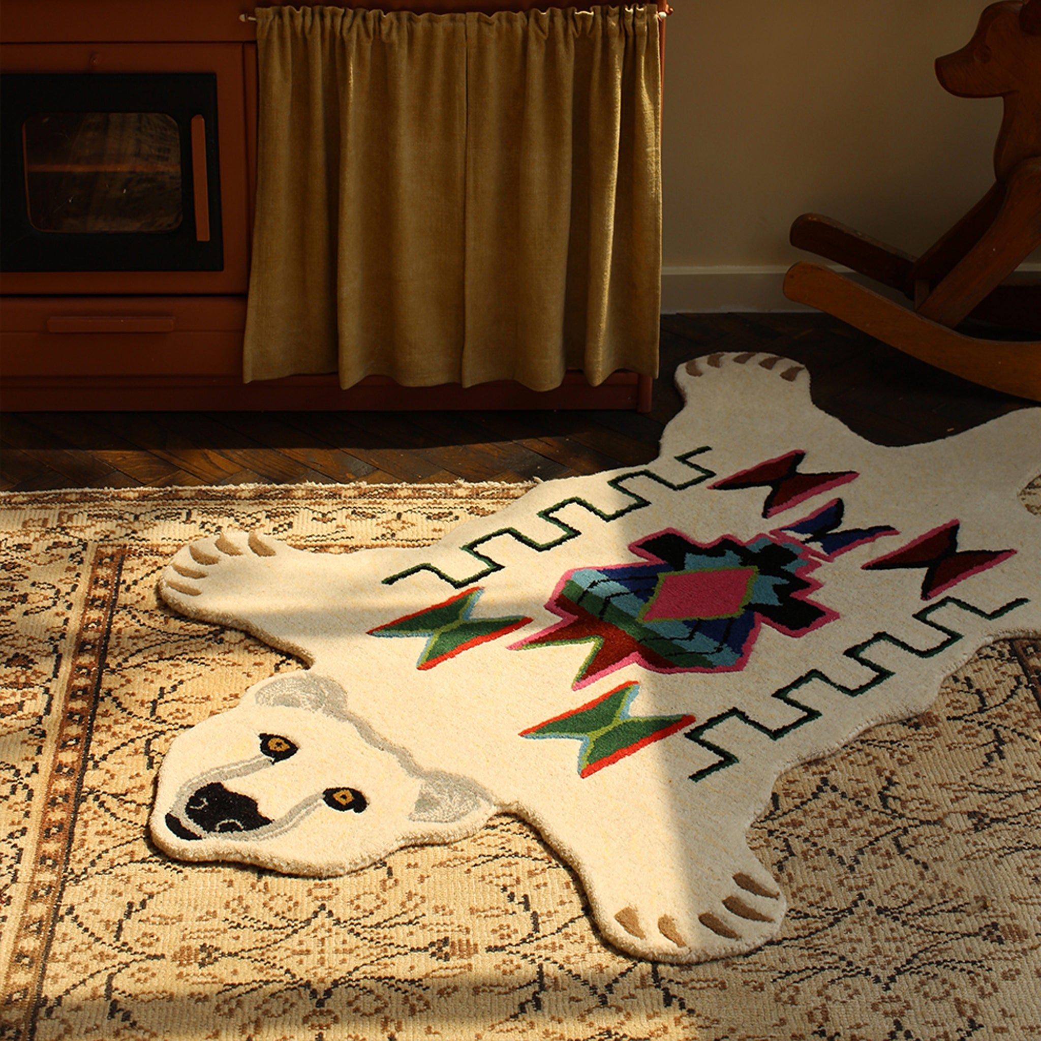 Kasbah Kutup Ayısı Figürlü Büyük Boy Halı ( 152Cm X 95Cm )
