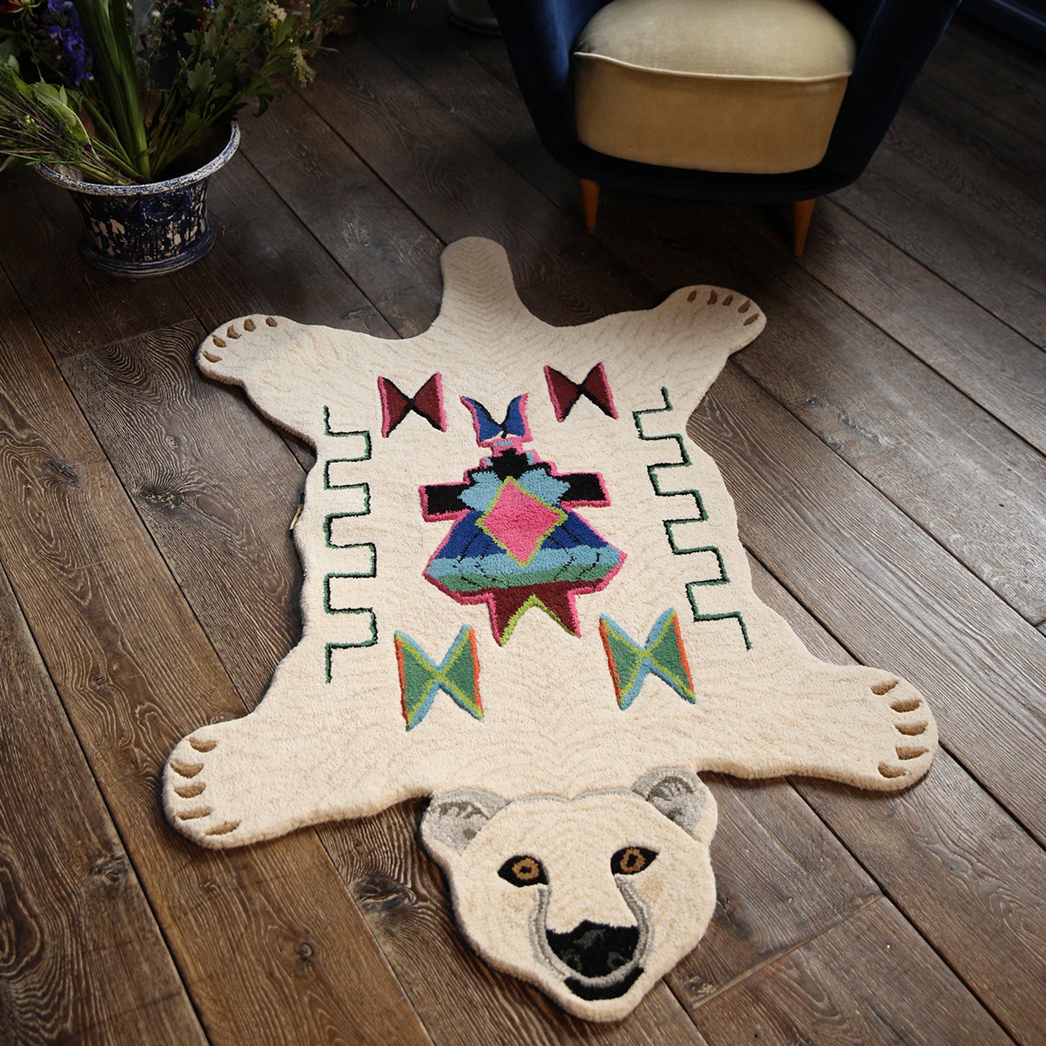Kasbah Kutup Ayısı Figürlü Büyük Boy Halı ( 152Cm X 95Cm )