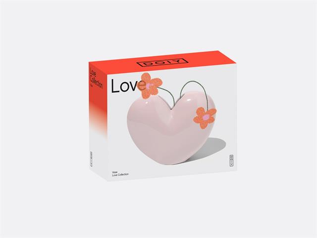 Doiy-Doiy Love Kalp Vazo Pembe-Vazo-4-Milagron.com