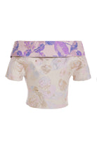 Dollie Bell-Aura çift Taraflı Dekolte Ceket Pudra/Lila-Flaming Star, Platform-1-Milagron.com