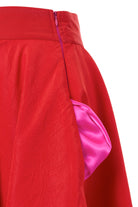 Dollie Bell-Bell Swing Midi Etek Kırmızı-Etek-5-Milagron.com