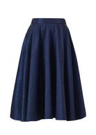 Dollie Bell-Bell Swing Midi Etek Lacivert-Etek-1-Milagron.com