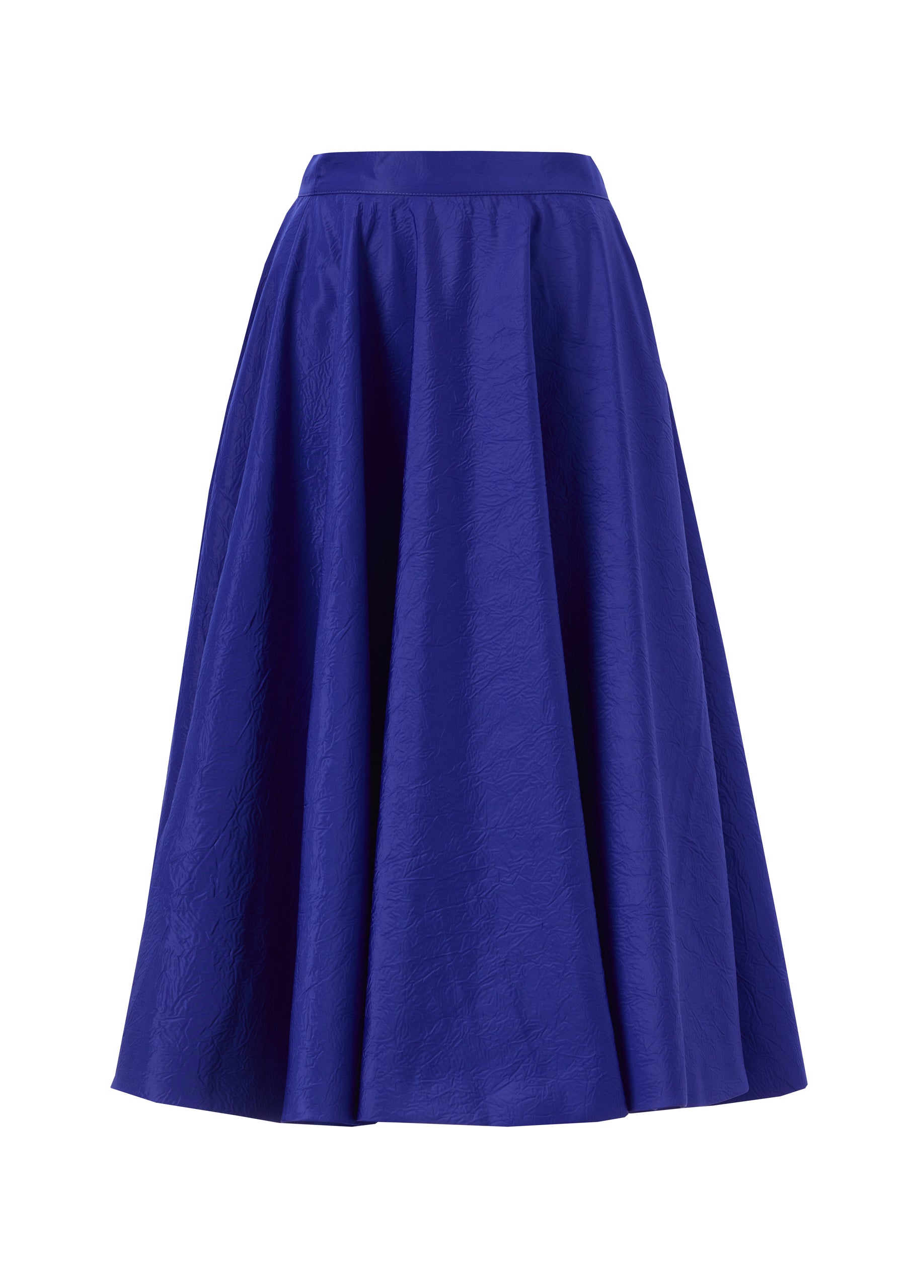 Dollie Bell-Bell Swing Midi Etek Saks Mavi-Etek-1-Milagron.com