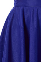 Dollie Bell-Bell Swing Midi Etek Saks Mavi-Etek-2-Milagron.com