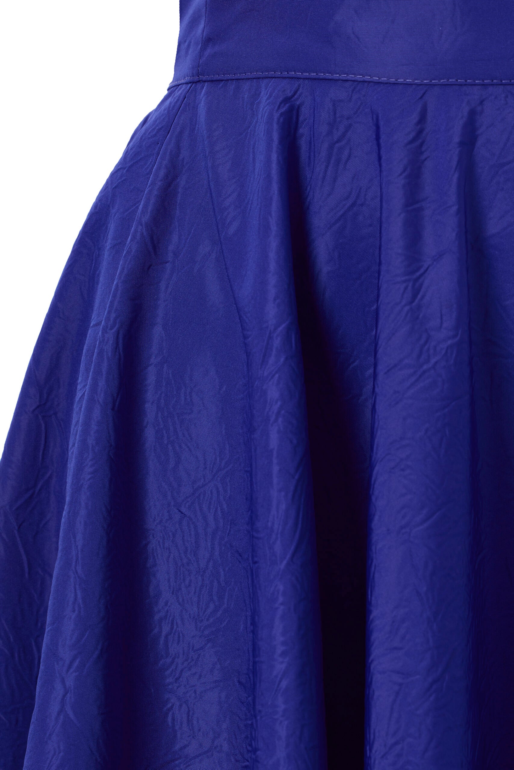 Dollie Bell-Bell Swing Midi Etek Saks Mavi-Etek-2-Milagron.com