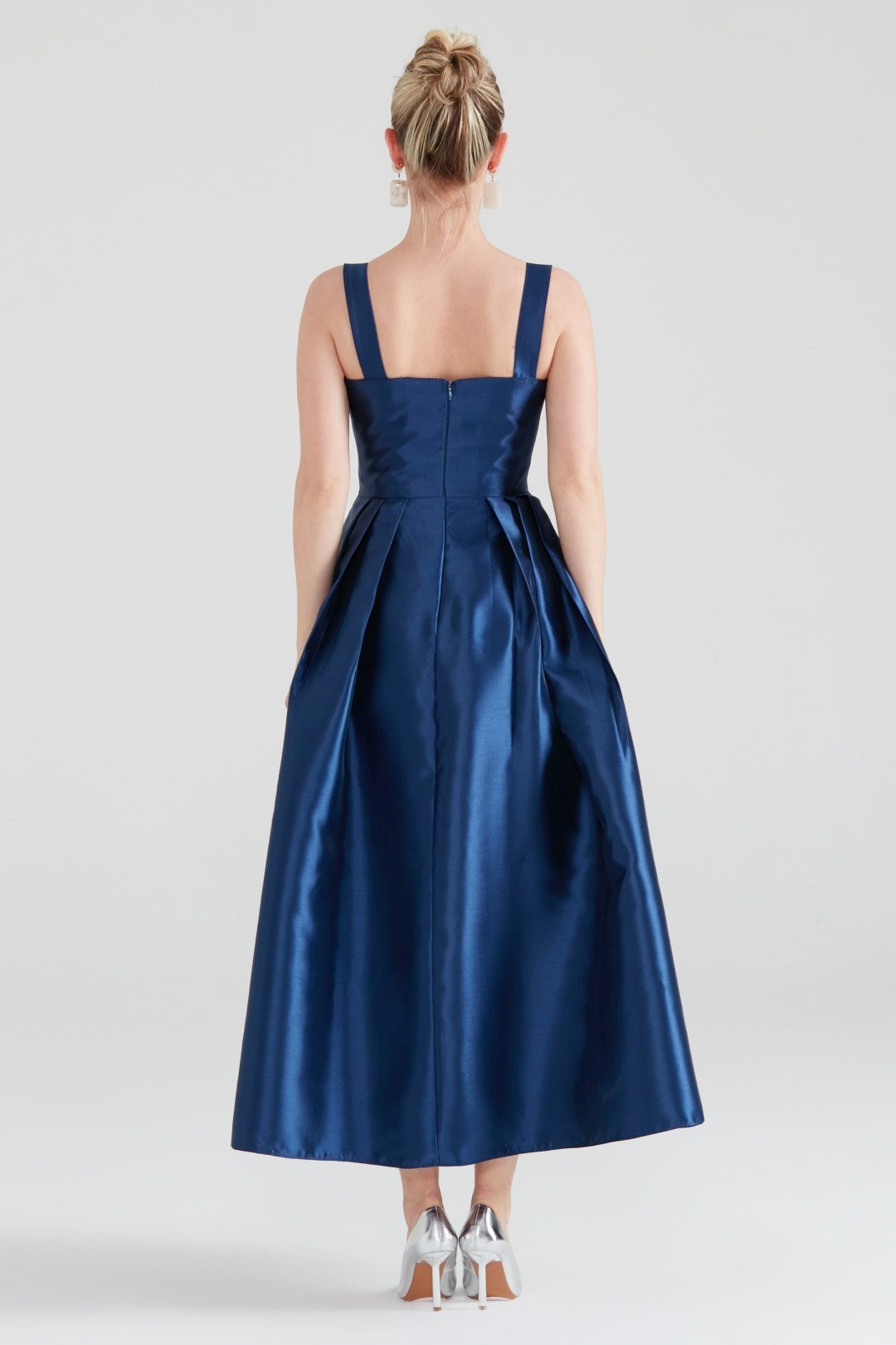 Dollie Bell-Cuddly Charm Düz Yaka Midi Elbise Lacivert-Lover Doll, Platform-1-Milagron.com