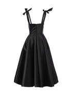 Dollie Bell-Cutest Ribbon Kurdele Detaylı Kalp Yaka Midi Elbise-Lover Doll, Platform-9-Milagron.com