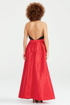 Dollie Bell-Flame Kruvaze Maxi Etek / Kırmızı-Etek-5-Milagron.com