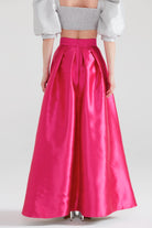 Dollie Bell-Flame Kruvaze Ziberlin Maxi Etek Fuşya-Lover Doll, Platform-8-Milagron.com