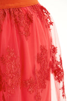 Dollie Bell-Lace Land / Kordoneli Dantel Etek Nar Çiçeği-Etek-2-Milagron.com