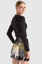 Dollie Bell-Pul Payetli Mini Etek-Etek-4-Milagron.com