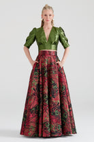 Dollie Bell-Secret Star Sırt Detay Bağlamalı Bluz – Yeşil-Bluz-1-Milagron.com