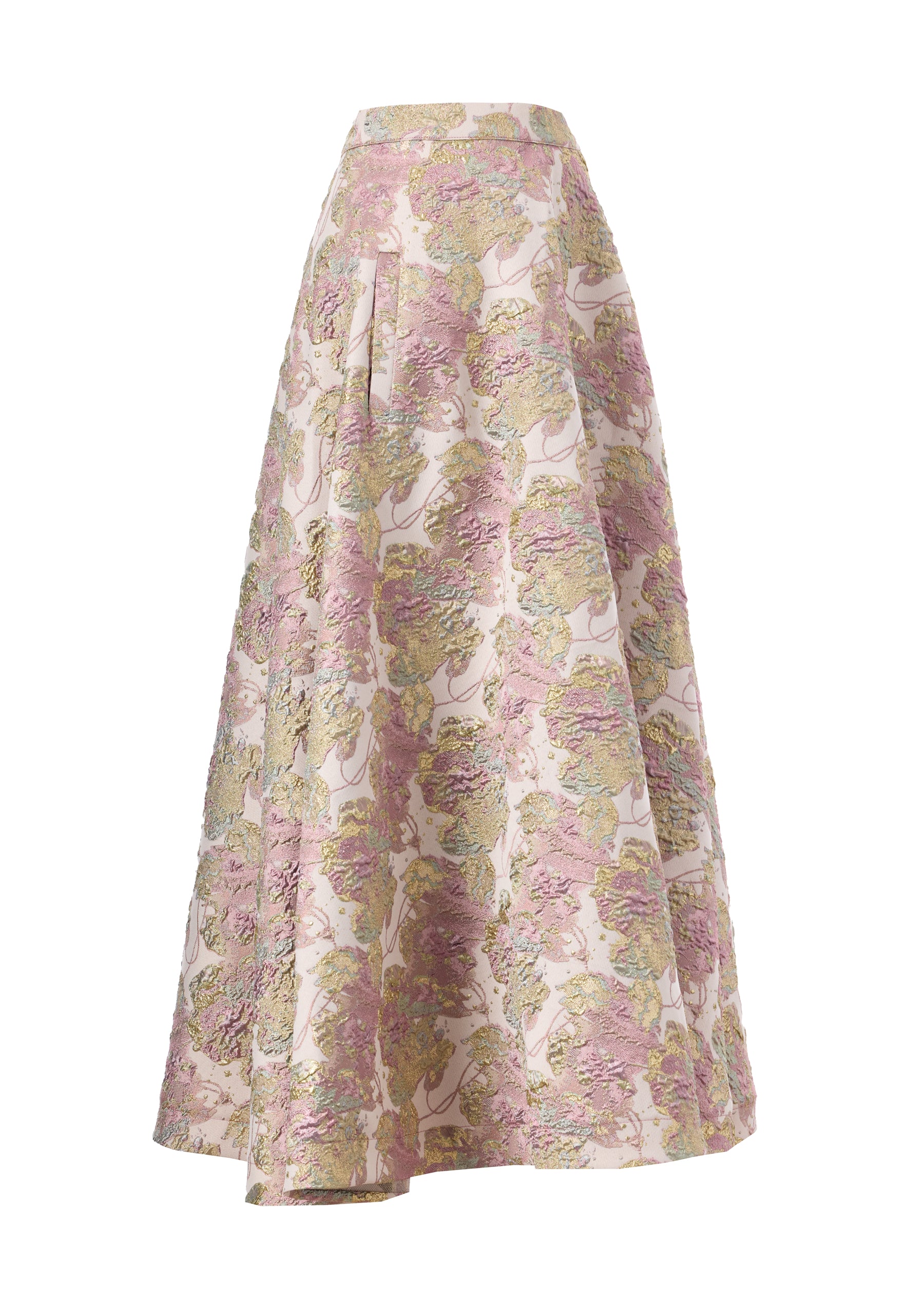 Dollie Bell-Shine Maxi Kloş Etek Pudra-Flaming Star-2-Milagron.com