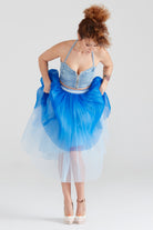 Dollie Bell-Sweet Crush / Pilili Tül Midi Boy Etek Mavi-Cotton Candy Land-2-Milagron.com