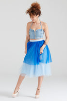 Dollie Bell-Sweet Crush / Pilili Tül Midi Boy Etek Mavi-Cotton Candy Land-3-Milagron.com