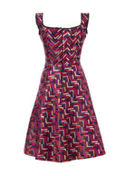 Dollie Bell-Twinkle Kare Yaka Boncuk Detaylı Mini Elbise-Flaming Star, Platform-9-Milagron.com