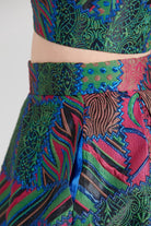 Dollie Bell-Twinkle Pileli Maxi Etek Pembe/Mavi-Etek-10-Milagron.com