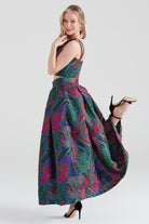 Dollie Bell-Twinkle Pileli Maxi Etek Pembe/Mavi-Etek-5-Milagron.com