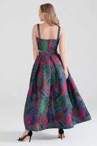 Dollie Bell-Twinkle Pileli Maxi Etek Pembe/Mavi-Etek-6-Milagron.com