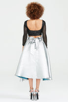 Dollie Bell-Wishing Star Büzgülü Midi Etek / Lame-Etek-3-Milagron.com