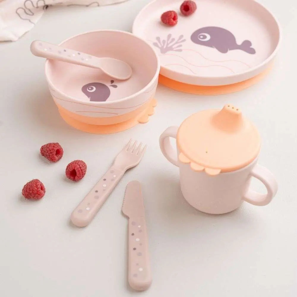 Done By Deer - Happy Dots - Çatal, Kaşık Ve Bıçak Seti - Pembe
