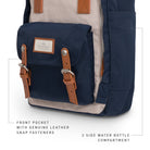 Doughnut Macaroon Ivory X Navy Unisex Sırt Çantası