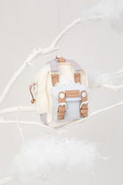 Doughnut Macaroon Tiny Fluffy Serisi Krem X Açık Mavi X Pudra Mor Unisex Omuz Çantası