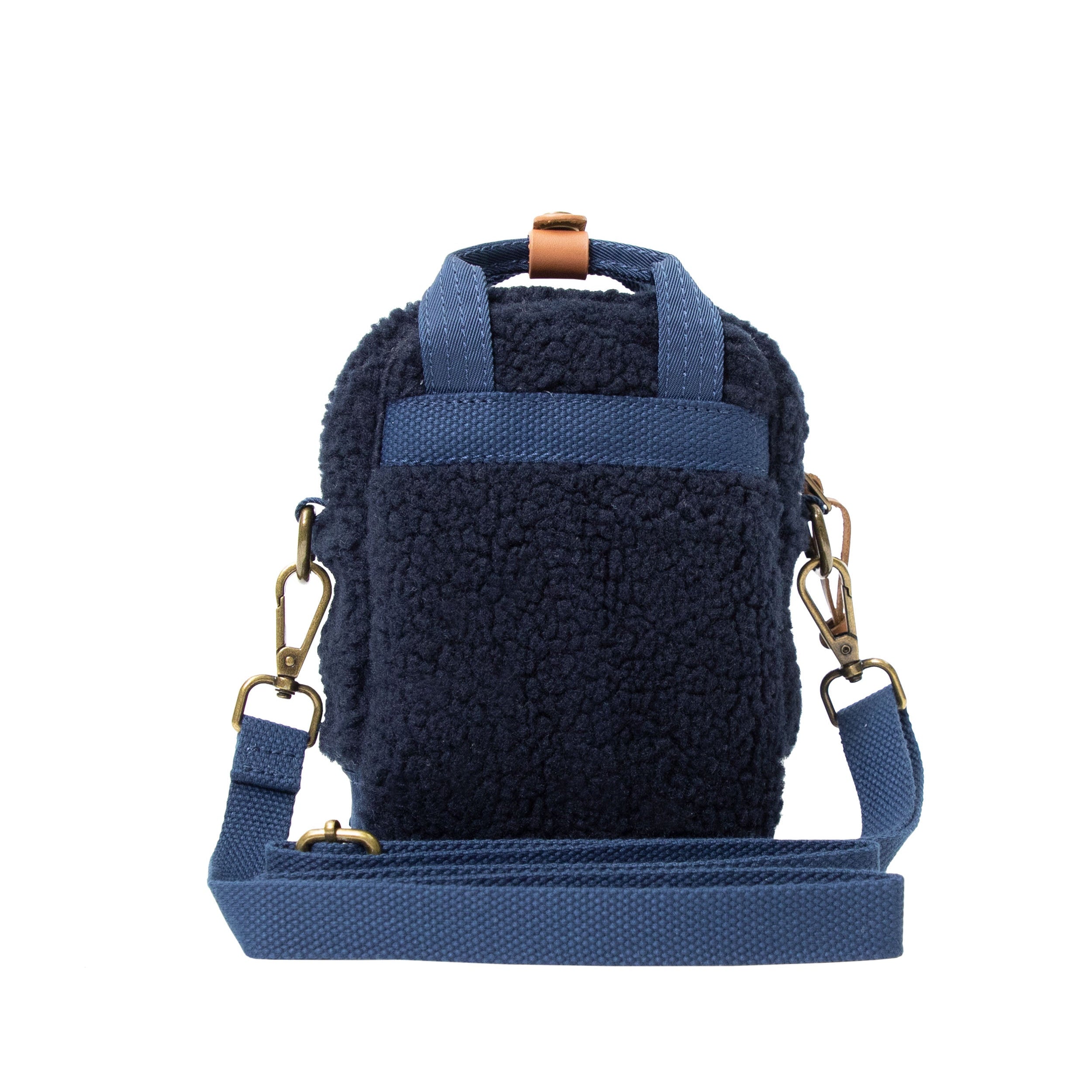 Doughnut Macaroon Tiny Fluffy Serisi Lacivert X Bordo Unisex Omuz Çantası