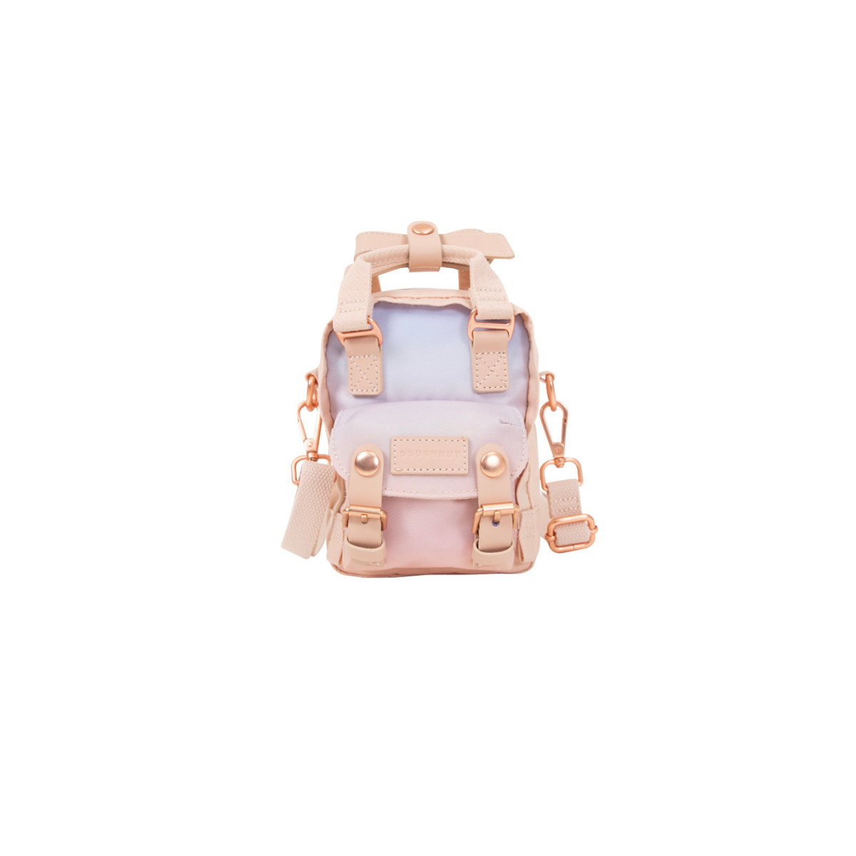 Doughnut Macaroon Tiny Sky X Ribbon Serisi Soft Sunrise Unisex Omuz Çantası